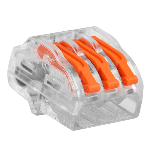 UNCRIMP 32A 450V 3 PORT LEVER CONNECTOR (PK 50) - Lever Connectors UNCRIMP 32A 450V 3 PORT LEVER CONNECTOR (PK 50) Lever Connectors