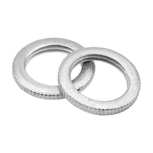 UNCRIMP 20MM BZP MILLED EDGE LOCKRINGS (PK100) - Lock Rings UNCRIMP 20MM BZP MILLED EDGE LOCKRINGS (PK100) Lock Rings