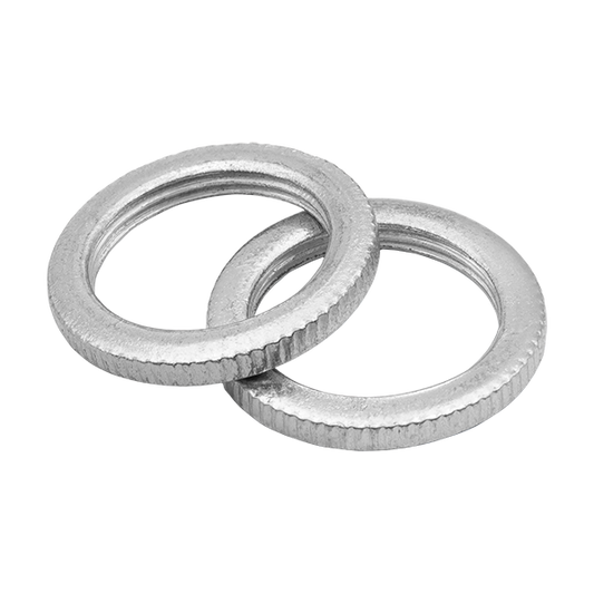 UNCRIMP 25MM BZP MILLED EDGE LOCKRINGS (PK100) - Lock Rings UNCRIMP 25MM BZP MILLED EDGE LOCKRINGS (PK100) Lock Rings