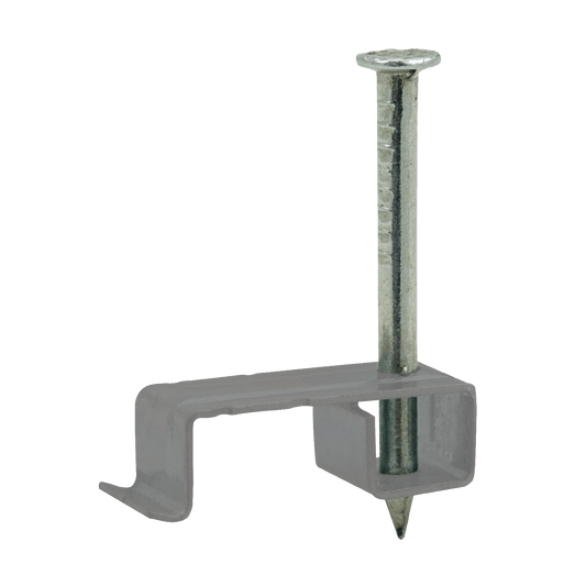 UNCRIMP 4-6MM METAL LSF T&E CABLE CLIPS GREY (PK100) - Metal Cable Clips UNCRIMP 4-6MM METAL LSF T&E CABLE CLIPS GREY (PK100) Metal Cable Clips