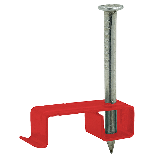 UNCRIMP 4-6MM METAL LSF T&E CABLE CLIPS RED (PK100) - Metal Cable Clips UNCRIMP 4-6MM METAL LSF T&E CABLE CLIPS RED (PK100) Metal Cable Clips