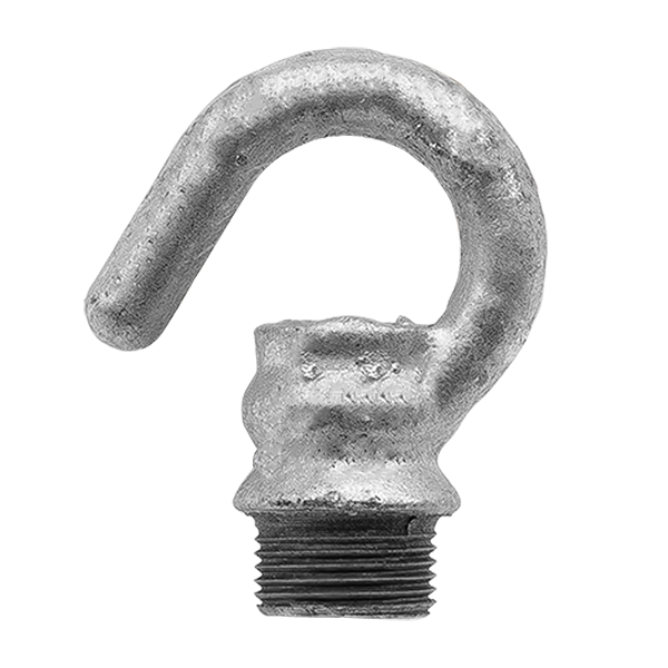 UNCRIMP SCREWED METAL HOOK - DIECAST (PK25) - UNCRIMP SCREWED METAL HOOK - DIECAST (PK25)