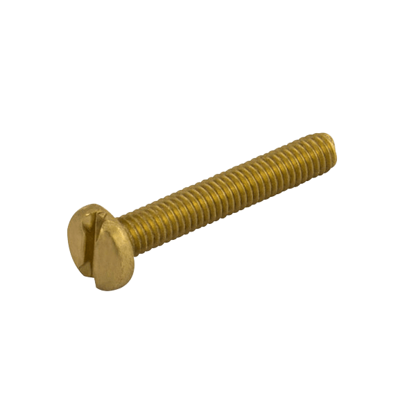 UNCRIMP M4 X 16MM SLOTTED PANHEAD BRASS MACHINE SCREWS (PK100) - Machine Screw UNCRIMP M4 X 16MM SLOTTED PANHEAD BRASS MACHINE SCREWS (PK100) Machine Screw