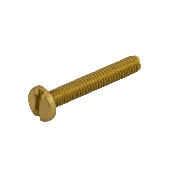 UNCRIMP M4 X 8MM SLOTTED PANHEAD BRASS MACHINE SCREWS (PK100) - Machine Screw UNCRIMP M4 X 8MM SLOTTED PANHEAD BRASS MACHINE SCREWS (PK100) Machine Screw