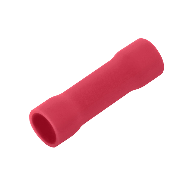 UNCRIMP RED BUTT CONNECTOR TERMINAL (PK100) - Red UNCRIMP RED BUTT CONNECTOR TERMINAL (PK100) Red