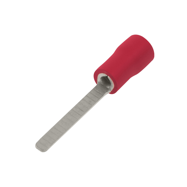 UNCRIMP RED BLADE TERMINAL18MM (PK100) - Red UNCRIMP RED BLADE TERMINAL18MM (PK100) Red
