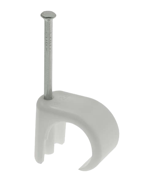 UNCRIMP 5-7MM ROUND CABLE CLIPS CLEAR (PK100) - Round UNCRIMP 5-7MM ROUND CABLE CLIPS CLEAR (PK100) Round