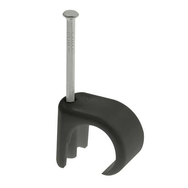 UNCRIMP Black Cable Clips 8-12mm Round Cable - Round UNCRIMP Black Cable Clips 8-12mm Round Cable Round
