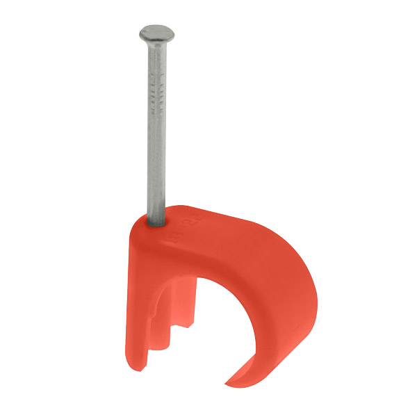 UNCRIMP 7-10MM ROUND CABLE CLIPS RED (PK100) - Round UNCRIMP 7-10MM ROUND CABLE CLIPS RED (PK100) Round