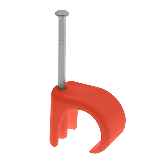UNCRIMP 7-10MM ROUND CABLE CLIPS RED (PK100) - Round UNCRIMP 7-10MM ROUND CABLE CLIPS RED (PK100) Round