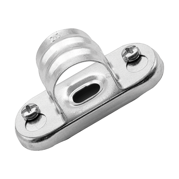 UNCRIMP 25MM METAL SADDLE BAR SPACER GALV STEEL - Saddles UNCRIMP 25MM METAL SADDLE BAR SPACER GALV STEEL Saddles