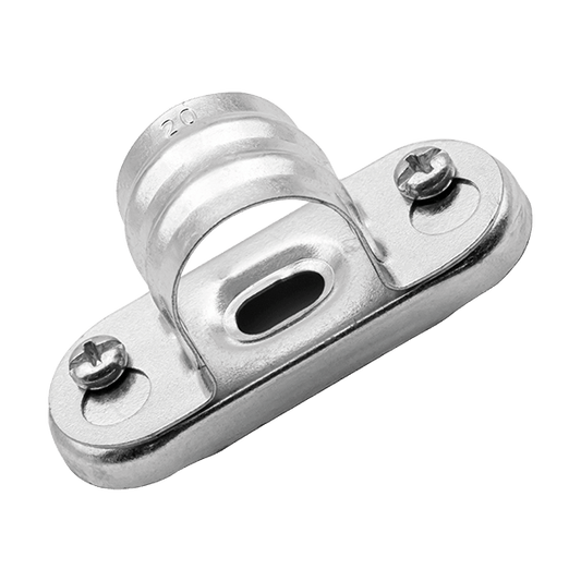 UNCRIMP 25MM METAL SADDLE BAR SPACER GALV STEEL - Saddles UNCRIMP 25MM METAL SADDLE BAR SPACER GALV STEEL Saddles