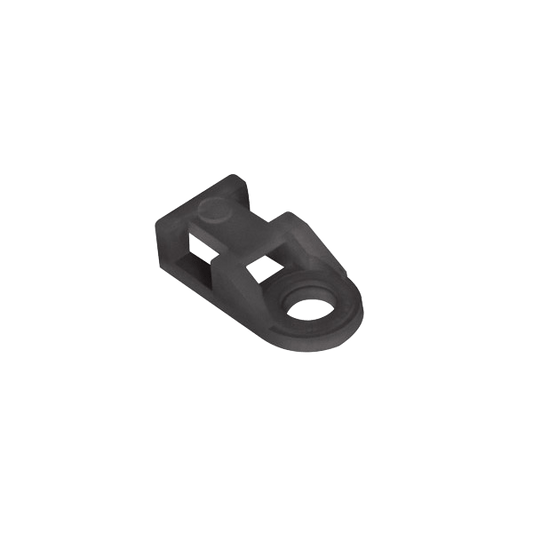 UNCRIMP BLACK CABLE TIE EYELET 4.3MM HOLE (100) - Eyelet UNCRIMP BLACK CABLE TIE EYELET 4.3MM HOLE (100) Eyelet