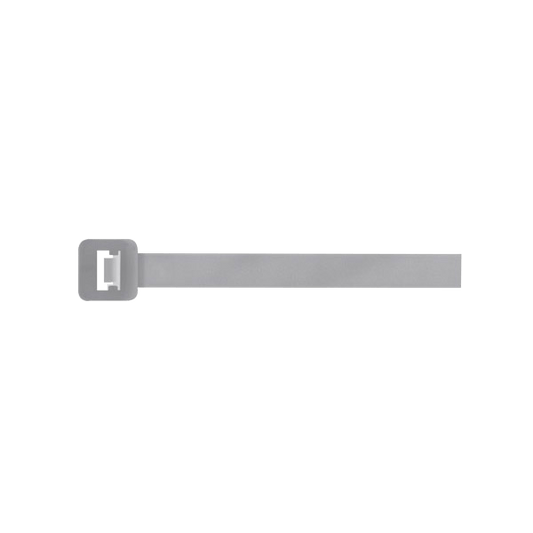 UNCRIMP SILVER 370MM X 4.8MM CABLETIE (PK100) - Silver UNCRIMP SILVER 370MM X 4.8MM CABLETIE (PK100) Silver