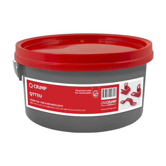 UNCRIMP TRADE TUB - 200 X RED 32 LSF P CLIPS, 200 X RED 34 LSF P CLIPS, 100 X RED 342 LSF SADDLE CLIPS - Trade Tub UNCRIMP TRADE TUB - 200 X RED 32 LSF P CLIPS, 200 X RED 34 LSF P CLIPS, 100 X RED 342 LSF SADDLE CLIPS Trade Tub