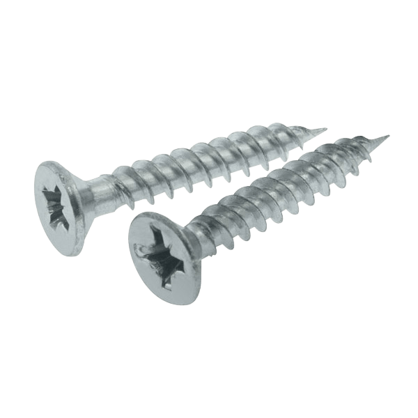 UNCRIMP 8 X 2.5" POZI COUNTERSUNK BZP TWIN THREAD WOODSCREWS (PK200) - Twin Thread Woodscrews UNCRIMP 8 X 2.5" POZI COUNTERSUNK BZP TWIN THREAD WOODSCREWS (PK200) Twin Thread Woodscrews