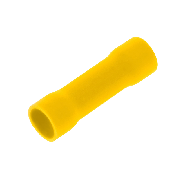 UNCRIMP YELLOW BUTT CONNECTOR TERMINAL (PK100) - Yellow UNCRIMP YELLOW BUTT CONNECTOR TERMINAL (PK100) Yellow