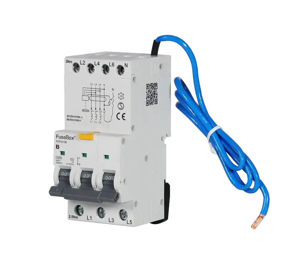 Fusebox 45A 30mA 10kA B curve TYPE A 3P+N SW BD - Electrical Fusebox 45A 30mA 10kA B curve TYPE A 3P+N SW BD Electrical