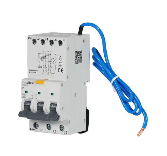 Fusebox 10A 30mA 10kA C curve TYPE A 3P+N SW BD - Electrical Fusebox 10A 30mA 10kA C curve TYPE A 3P+N SW BD Electrical