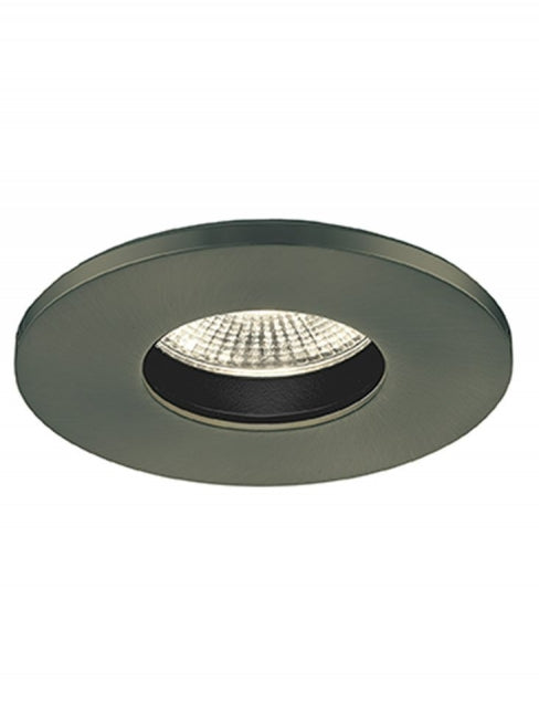 Franklite LED 2700K Anti-Glare Downlight With Bronze Bezel - Bathroom Lights Franklite LED 2700K Anti-Glare Downlight With Bronze Bezel Bathroom Lights