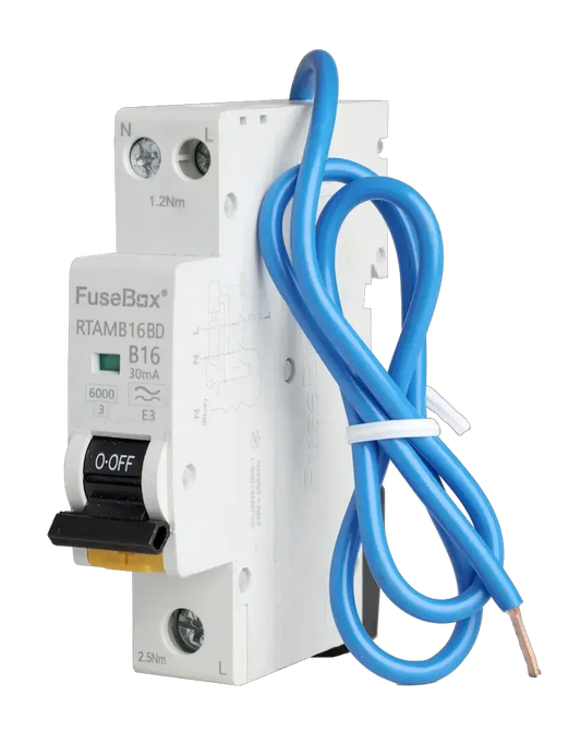 Fusebox BD MINI 16A B RCBO 1P+N (SW) 30mA 6kA TYPE A - Electrical Fusebox BD MINI 16A B RCBO 1P+N (SW) 30mA 6kA TYPE A Electrical