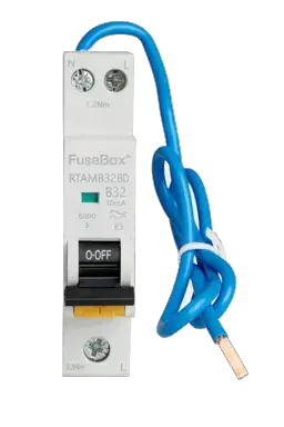 Fusebox BD MINI 32A B RCBO 1P+N (SW) 30mA 6kA TYPE A - Electrical Fusebox BD MINI 32A B RCBO 1P+N (SW) 30mA 6kA TYPE A Electrical