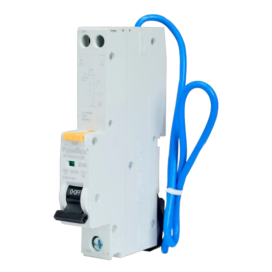 Fusebox TYPE A 45A 30mA B CURVE RCBO - Electrical Fusebox TYPE A 45A 30mA B CURVE RCBO Electrical