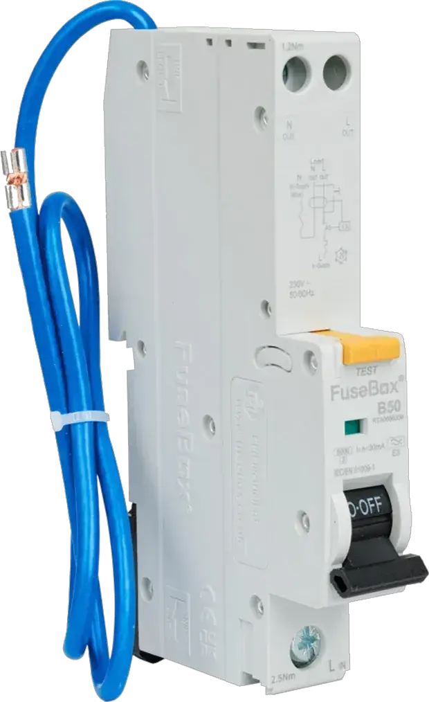 Fusebox TYPE A 50A 30mA B CURVE RCBO - Electrical Fusebox TYPE A 50A 30mA B CURVE RCBO Electrical