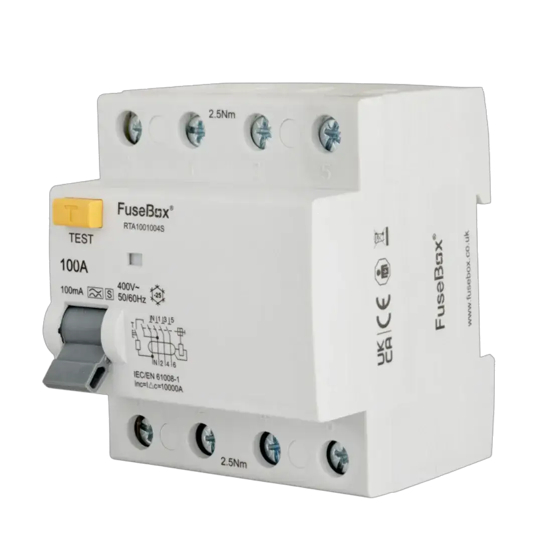 Fusebox 100A 100mA 4P TYPE A RCD - Electrical Fusebox 100A 100mA 4P TYPE A RCD Electrical