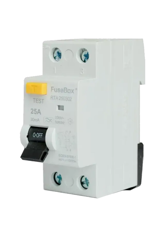 Fusebox TYPE A 25A 40mA 2P RCD - Electrical Fusebox TYPE A 25A 40mA 2P RCD Electrical