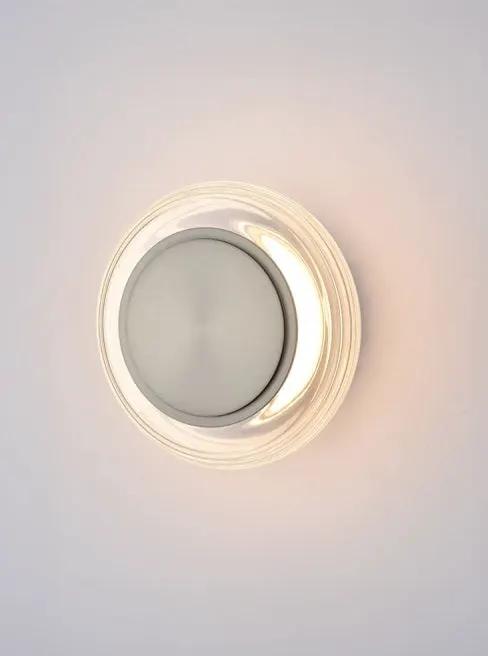 Franklite Roue Satin Nickel LED Ceiling / Wall Light - Wall Lights Franklite Roue Satin Nickel LED Ceiling / Wall Light Wall Lights