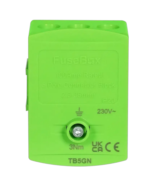 Fusebox GREY 100A TERMINAL BLOCK 5P IP20 - Electrical Fusebox GREY 100A TERMINAL BLOCK 5P IP20 Electrical