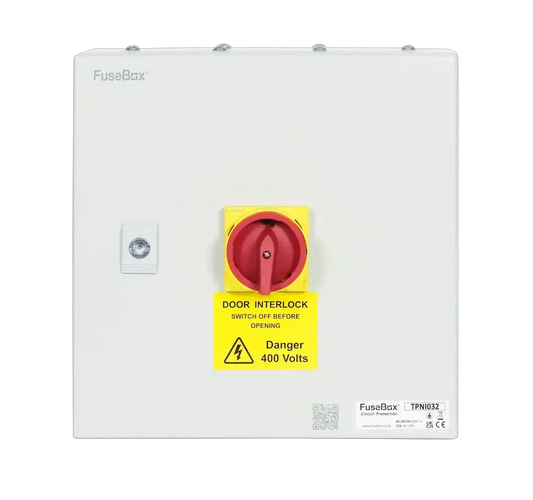 Fusebox 32A 3P+N ISO (METAL) DOOR INTERLOCK IP65 - Electrical Fusebox 32A 3P+N ISO (METAL) DOOR INTERLOCK IP65 Electrical