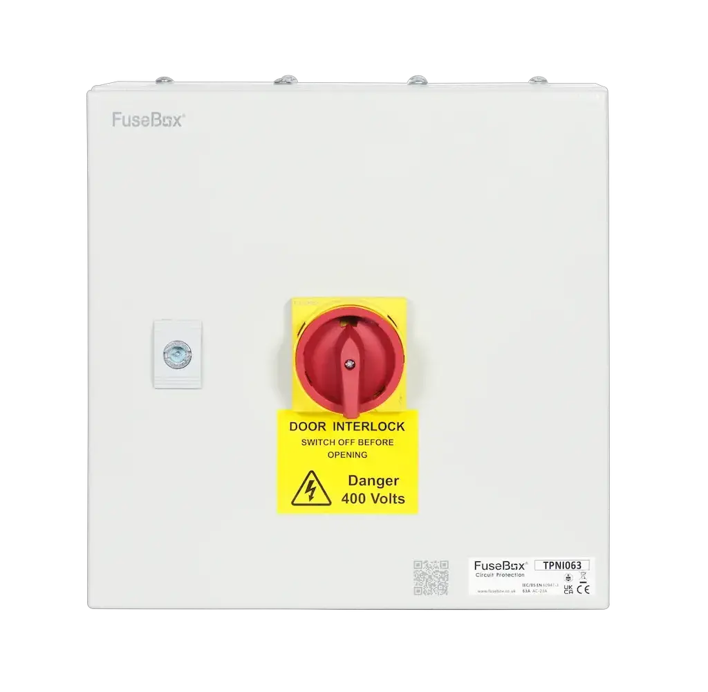 Fusebox 63A 3P+N ISO (METAL) DOOR INTERLOCK IP65 - Electrical Fusebox 63A 3P+N ISO (METAL) DOOR INTERLOCK IP65 Electrical