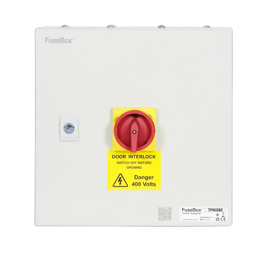 Fusebox 80A 3P+N ISO (METAL) DOOR INTERLOCK IP65 - Electrical Fusebox 80A 3P+N ISO (METAL) DOOR INTERLOCK IP65 Electrical