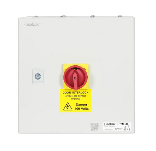 Fusebox 100A 3P+N ISO (METAL) DOOR INTERLOCK IP65 - Electrical Fusebox 100A 3P+N ISO (METAL) DOOR INTERLOCK IP65 Electrical