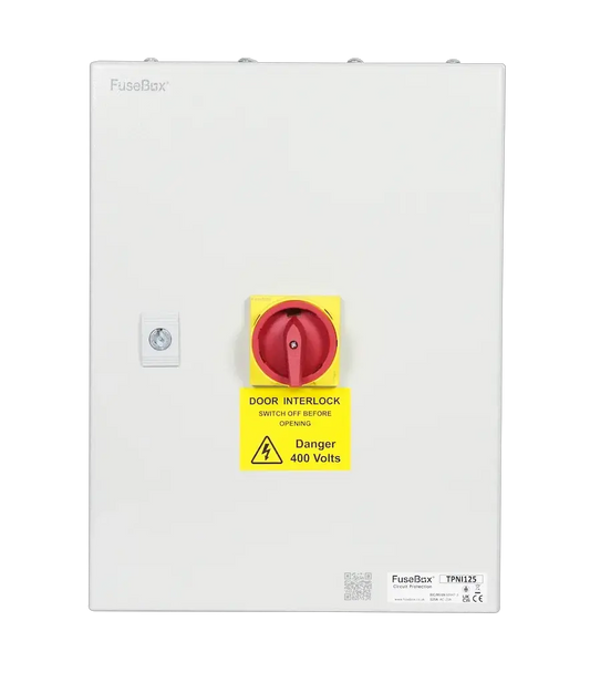 Fusebox 125A 3P+N ISO (METAL) DOOR INTERLOCK IP65 - Electrical Fusebox 125A 3P+N ISO (METAL) DOOR INTERLOCK IP65 Electrical