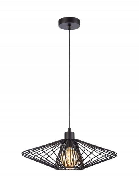 Franklite Thatch Pendant Matt Black Small - Pendant Lights Franklite Thatch Pendant Matt Black Small Pendant Lights