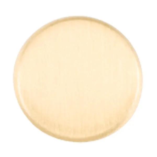 Universal Satin Brass Knob + Insert