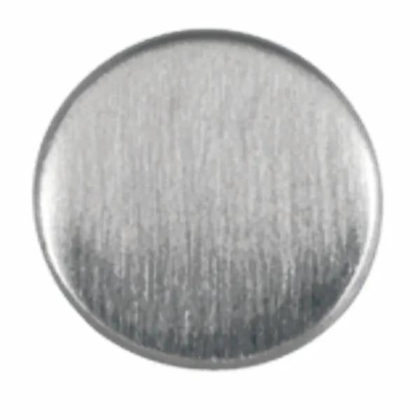 Universal Satin Steel Knob + Insert