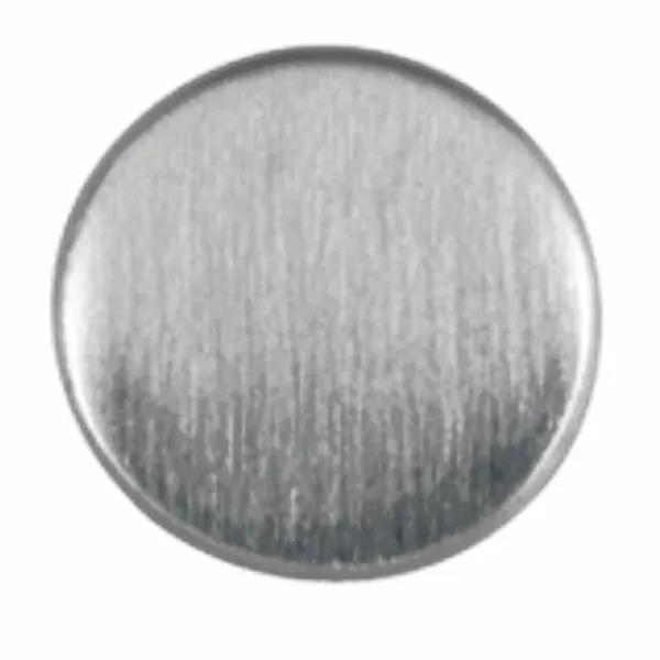 Universal Satin Steel Knob + Insert