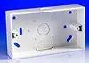 back box UV SFB232 2 Gang Square Corner PVC Box + KO - 32mm Depth - LSF - Back Box back box UV SFB232 2 Gang Square Corner PVC Box + KO - 32mm Depth - LSF Back Box