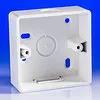 back box UV SFR132 1 Gang Round Corner PVC Box + KO - 32mm Depth - LSF - Back Box back box UV SFR132 1 Gang Round Corner PVC Box + KO - 32mm Depth - LSF Back Box