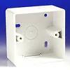 back box UV SFR144 1 Gang Round Corner PVC Box + KO - 44mm Depth - LSF - Back Box back box UV SFR144 1 Gang Round Corner PVC Box + KO - 44mm Depth - LSF Back Box