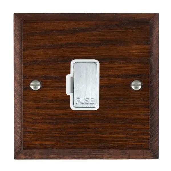 Wood Cha A/M 1g 13A Fuse Only SC/WH