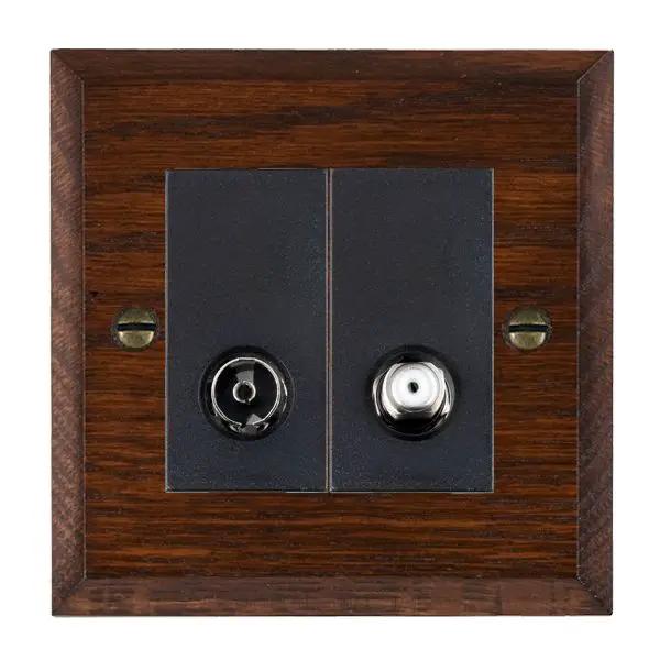 Wood Cha A/M 2g N-Isol TV+Sat 2in/2 BL
