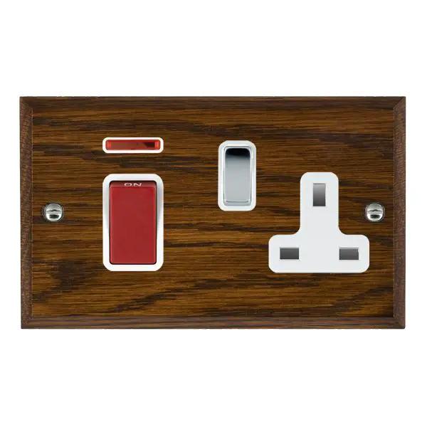 Wood Cha D/O 45DP+N+SS1 Red/BC/WH