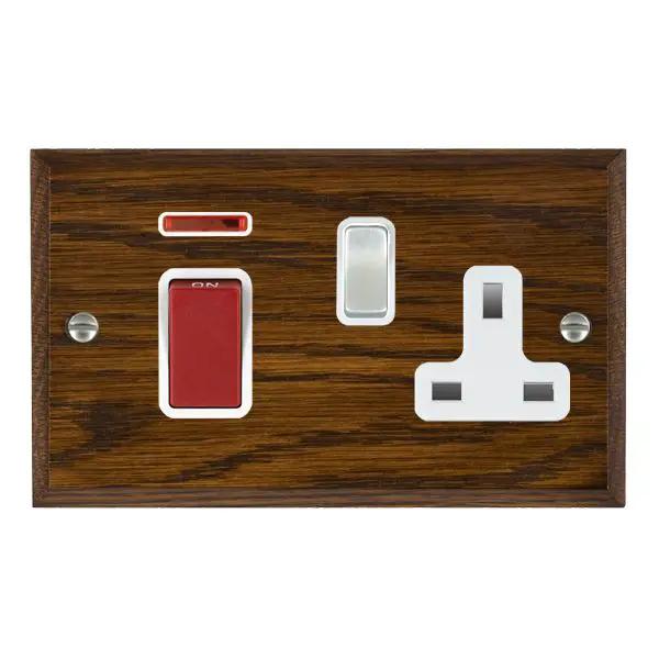 Wood Cha D/O 45DP+N+SS1 Red/SC/WH