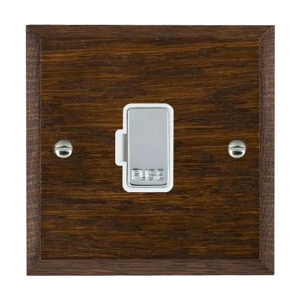 Wood Cha D/O 1g 13A Fuse Only BC/WH