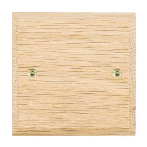 Wood Cha L/O Single Blank Plate